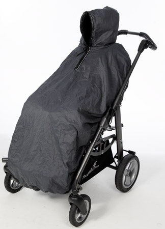 Pokrowiec przeciwdeszczowy szary do wózka EASys Jazz 1 i 2