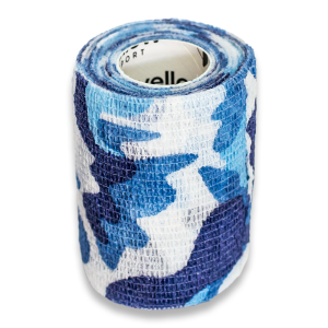 Bandaż (opaska) kohezyjny yellowBAND niebieski moro 7,5 cm x 4,5 m