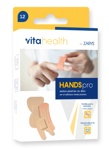 Zestaw plastrów do opatrywania dłoni Vitahealth HANDSpro