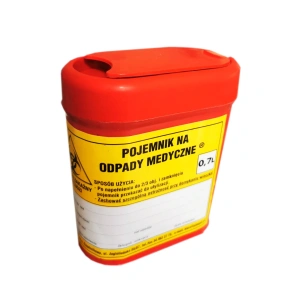 Pojemnik na odpady medyczne poj. 0,7 l