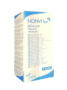 Kompresy włókninowe niejałowe NONVI lux 5 x 5 cm 30g