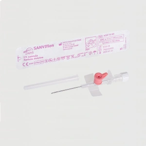 Kaniula SANVIflon jałowa 1,1 x 32 mm (20G) 