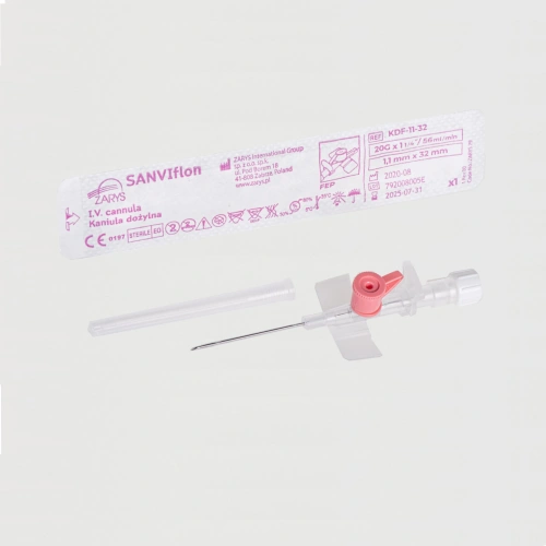 Kaniula dożylna SANVIflon 1,1 x 32 mm 20G..webp
