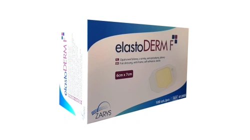 elastoDERM F 6x7 cm opatrunek foliowy samoprzylepny