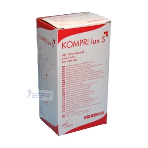 Kompresy gazowe jałowe 5cm x 5cm x 5szt a 20 box 17N12W