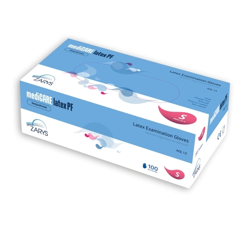 Rękawice lateksowe diagnostyczne bezpudrowe easyCARE latex PF