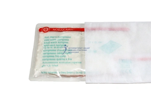 Kompres żelowy ciepło-zimno w pokrowcu 7,5 cm x 13 cm