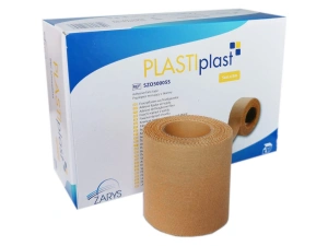 Przylepiec tkaninowy, cielisty PLASTIplast 5 cm x 5 m op. 6 szt.