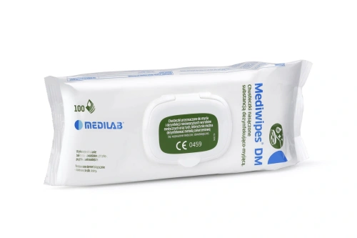 Chusteczki nasączone Mediwipes DM flow-pack