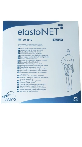 Elastyczna siatka opatrunkowa elastoNET nr 8, 10 m, udo, głowa, biodro