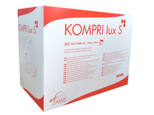 Kompresy gazowe jałowe 10 x 10 cm x 5 szt box 17N8W