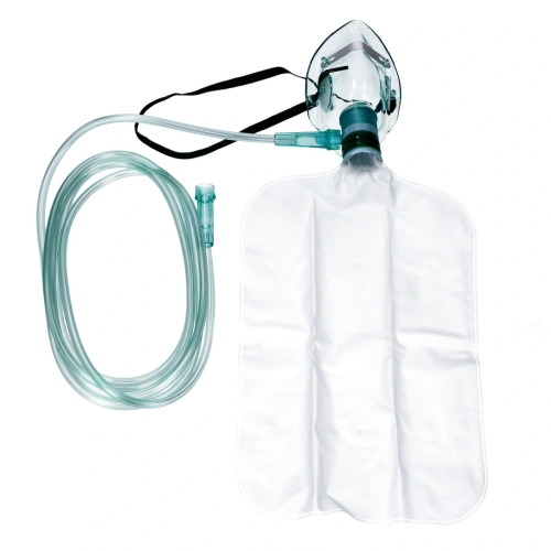 Maska tlenowa z workiem i drenem