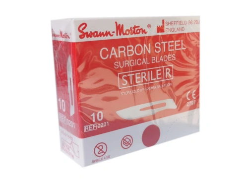 Ostrza chirurgiczne sterylne Swann-Morton nr 10 op. 100 szt.