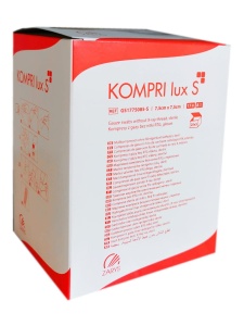 Kompresy gazowe jałowe 7,5x7,5 cm pak. po 5 szt.  box 100 szt.