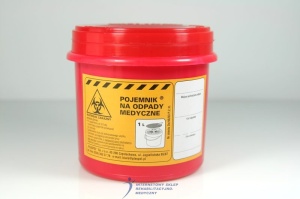 Pojemnik na odpady medyczne (poj. od 0,7 do 20 l)