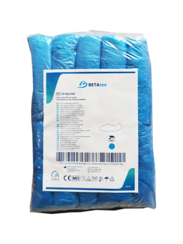 Pokrowce (ochraniacze)na buty z PE kolor niebieski