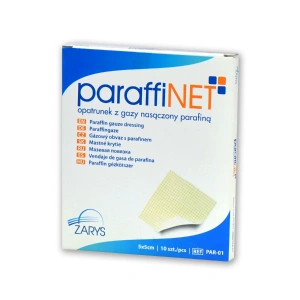 Parafinowy opatrunek z gazy paraffiNET 5x5 cm op. 10 szt.