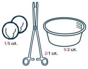 Pakiet do dezynfekcji pola operacyjnego 22