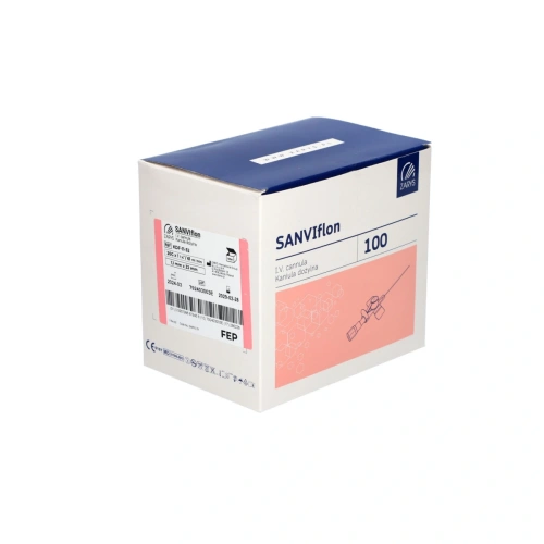 Kaniula SANVIflon jałowa 1,1 x 40 mm (20G)