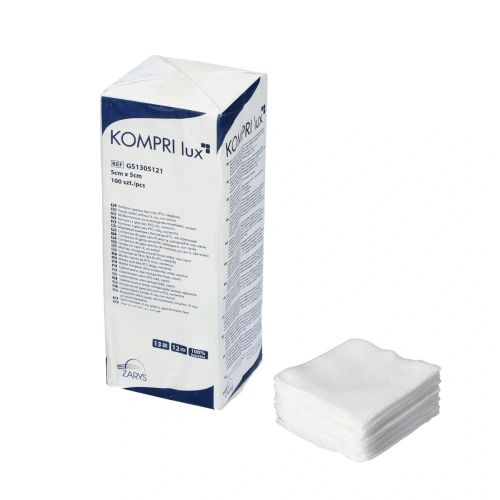 Kompresy gazowe niejałowe KOMPRI lux 13N 12W