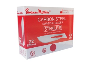 Ostrza chirurgiczne sterylne Swann-Morton nr  22 op. 100 szt. 