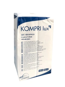 Kompresy gazowe niejałowe KOMPRI lux 13N 12W (7,5x7,5 cm) 