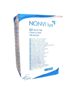 Kompresy włókninowe niejałowe NONVI lux 7,5 x 7,5 cm 30g