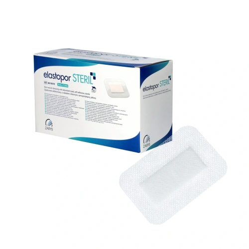 Przylepiec włókninowy  elastopor STERIL 5x7,2 cm