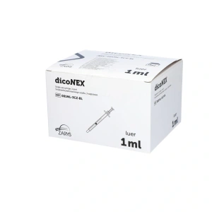 Strzykawka jednorazowa LUER 3-częściowa dicoNEX 1 ml op. 100 szt.