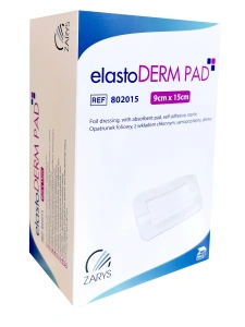 elastoDERM PAD opatrunek foliowy z opatrunkiem 9x15 cm 50 szt.