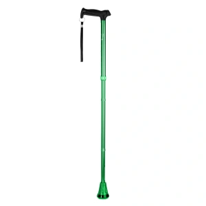 Laska aluminiowa, składana (zielona)