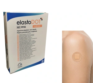 Plastry poiniekcyjne elastoDOT, niejałowe 100 szt.