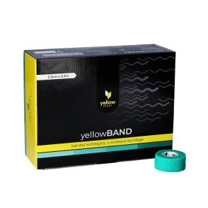 Bandaż (opaska) kohezyjny yellowBAND zielony 2,5 cm x 4,5 m, 36 szt.
