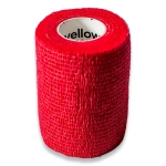 Bandaż (opaska) kohezyjny yellowBAND czerwony 10 cm x 4,5 m