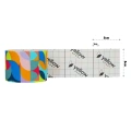 Taśma do kinesiotapingu 5 cm x 5 m tęczowy abstrakt (wymiary)