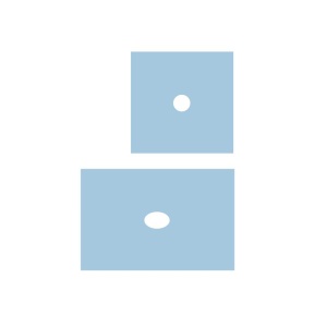 Serweta operacyjna 2-warstwowa, jałowa, z otworem centralnym ALPHAtex